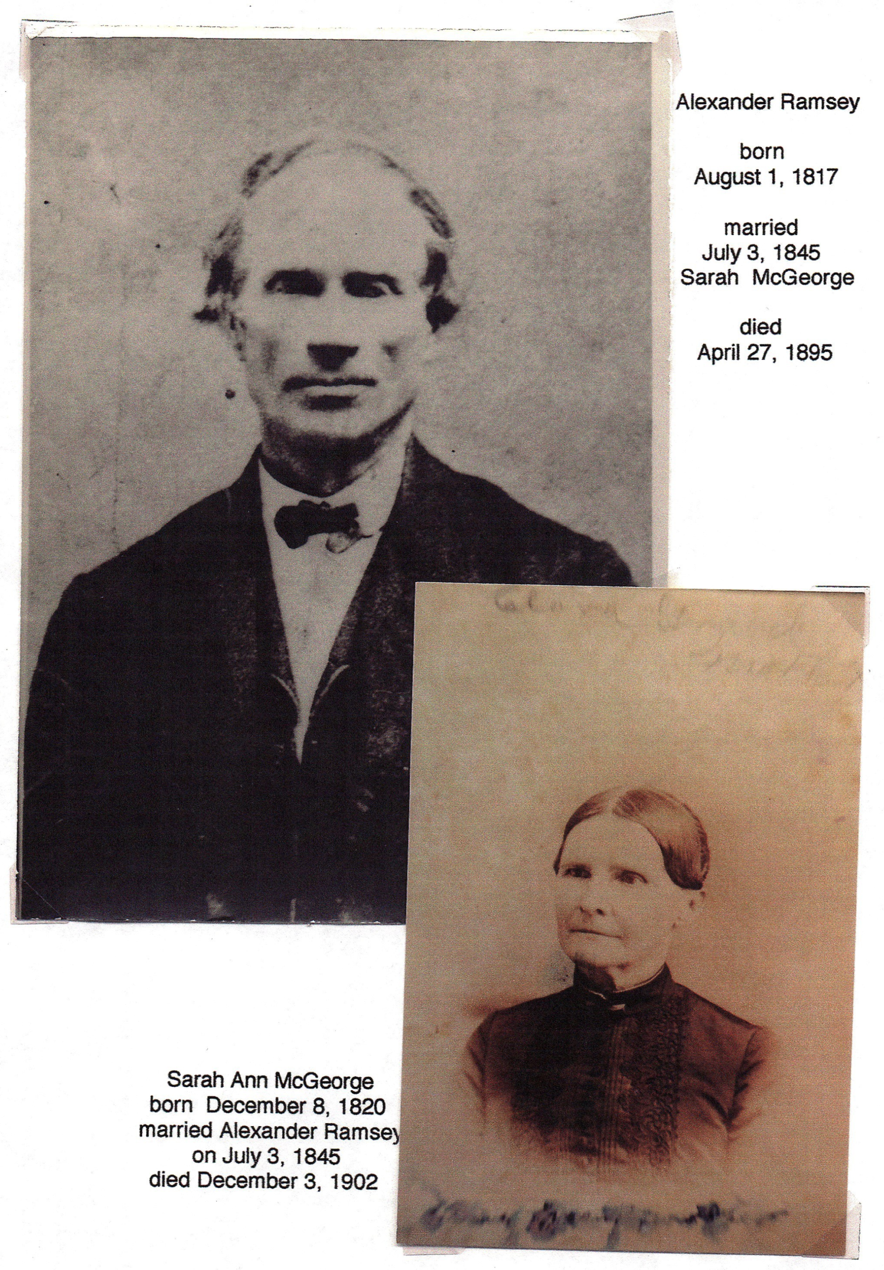 Alexander & Sarah Ramsey