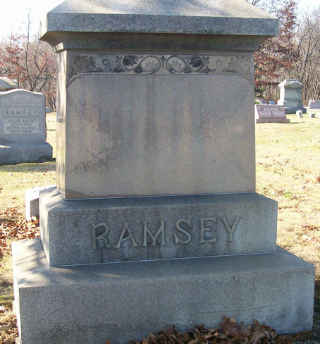 Alexander C. Ramsey tombstone