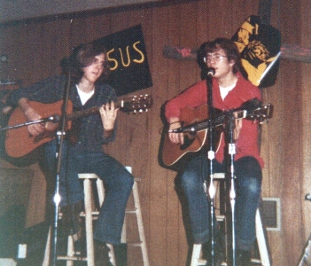Jeff and Jim at the coffeehouse